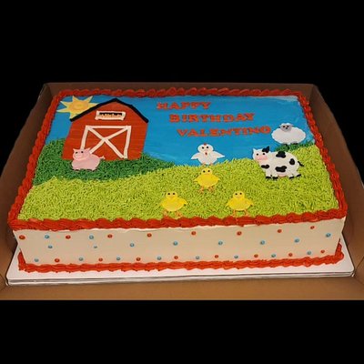 2 Layer 1/2 Sheet Cake