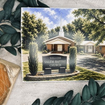 Salem Baptist Church Print 6x8