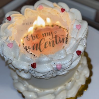 Burning 6” Cake 