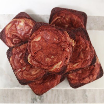 Red Velvet Cheesecake Brownies 