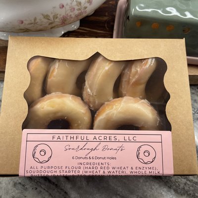 1/2 Dozen Sourdough Doughnuts & Holes
