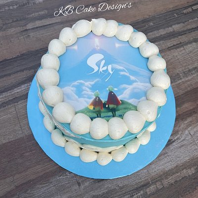 Round Cake With Edible Image/picture (12+ Servings) 