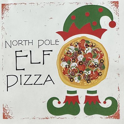 Elf Pizza cookie