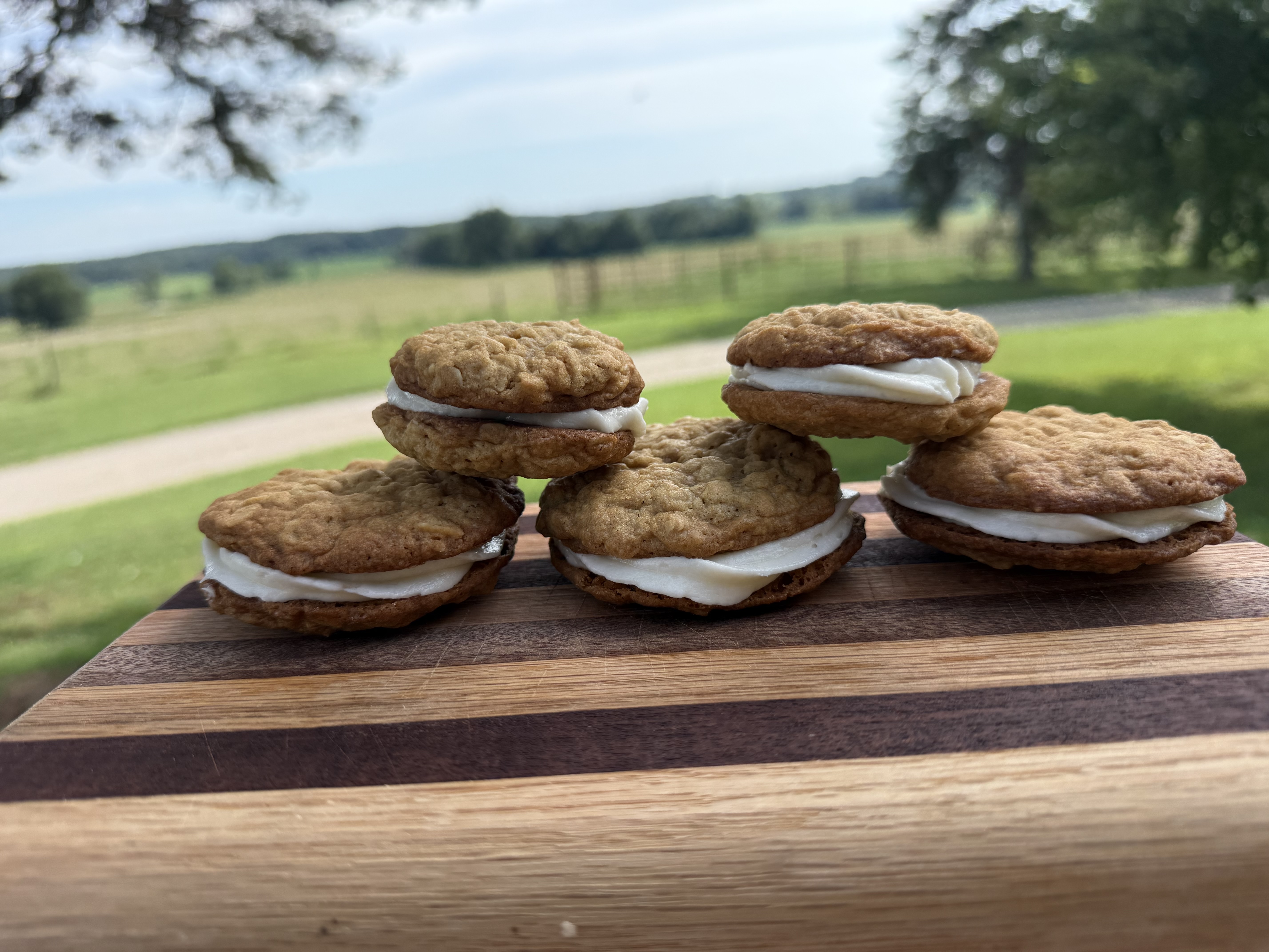 Half Dozen Of Sourdough Oatmeal Cream Pies 