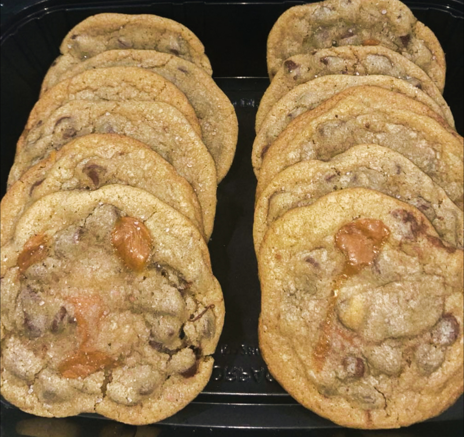 Salted Caramel Chocolate Chip Cookies (Dozen)
