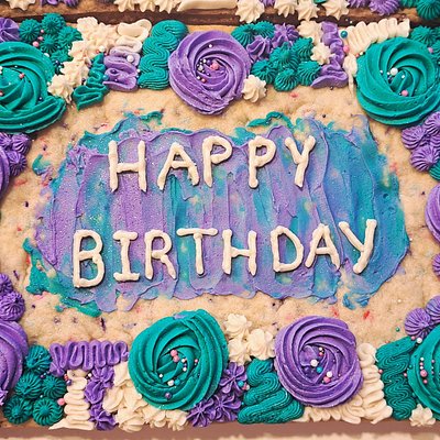 Double Rectangle Cookie Cake 9x13