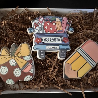 Custom Teacher Appreciation Cookies