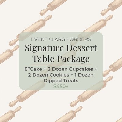 Signature Dessert Table Package 