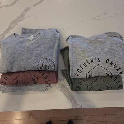 Company Logo Attire Black. White Or Grey(Sweatshirt Or Tee Shirt) 