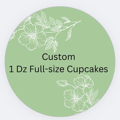 1 Dz Full Size Cupcakes 