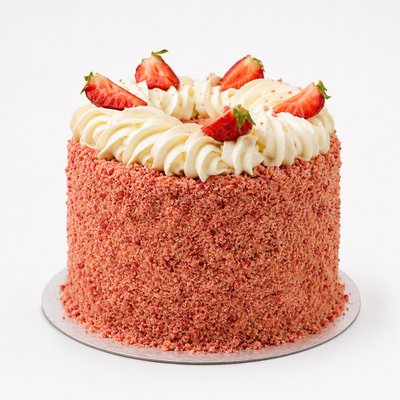 Strawberry Crunch Whole Cake 