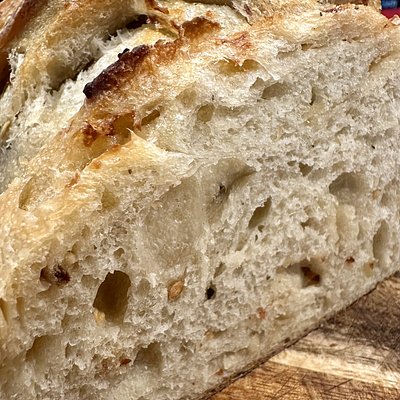 Hot Honey Asiago Sourdough 