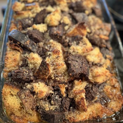 Louisiana Sourdough Bread Pudding Tray