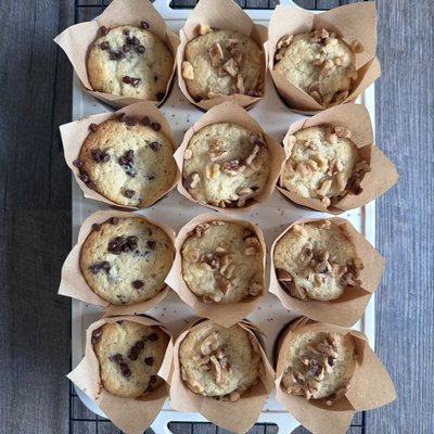 Large Muffins - Banana Nut