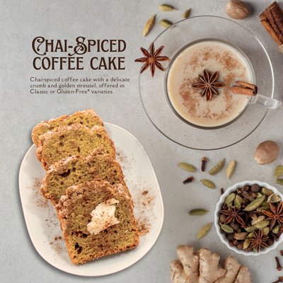 [GF] Chai Spiced Coffee Cake