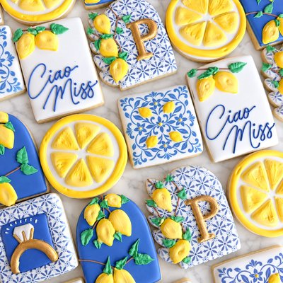 Ciao Miss Bridal Shower Cookies