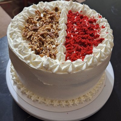 2 Layer RED VELVET half & half 