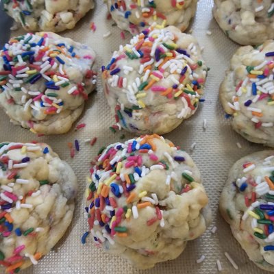 Bakery Style Cake Batter Cookie