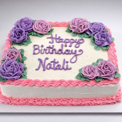 1/4 Sheet Filled Cake