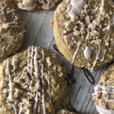 pumpkin coffee cake cookies