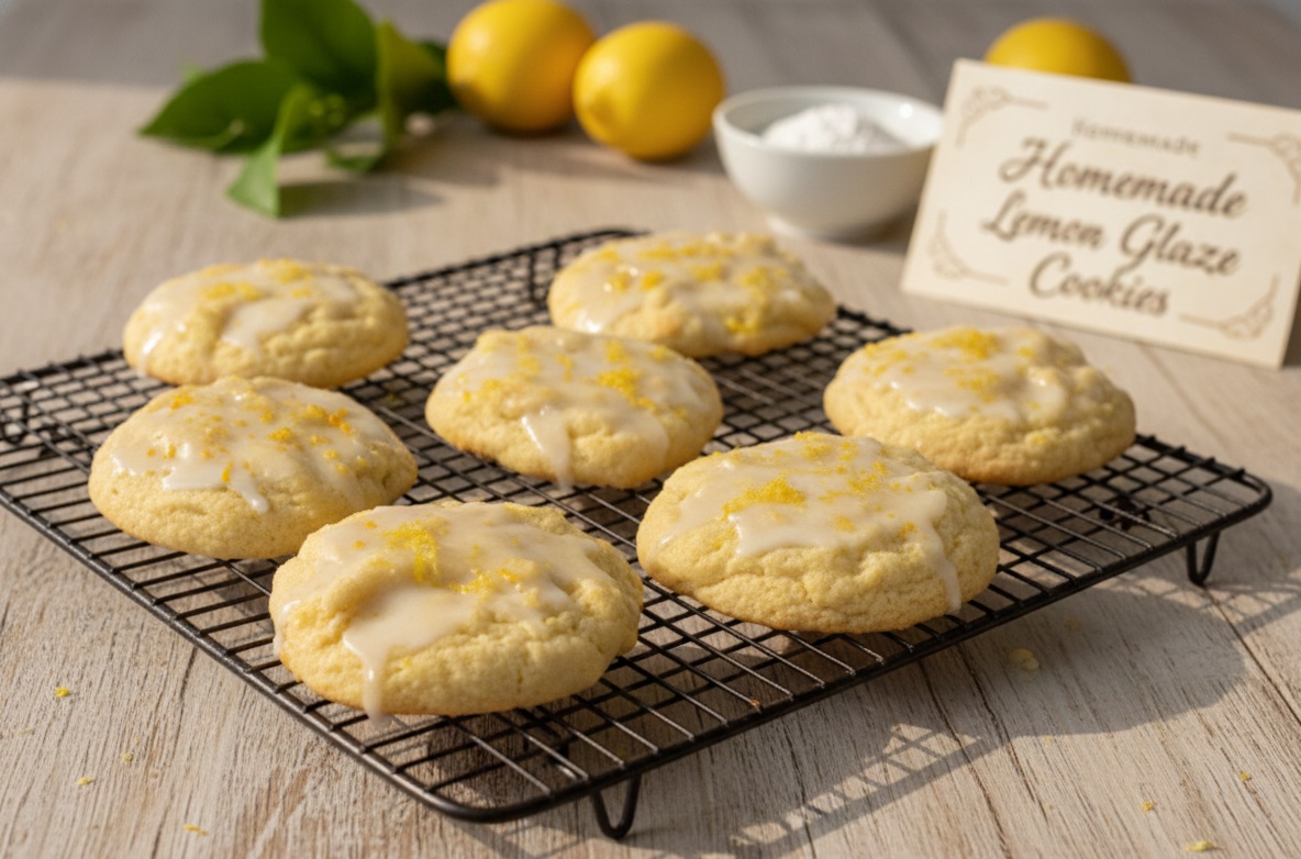 Lemon Frosted Sugar Cookies