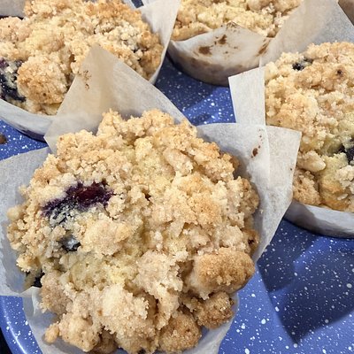Blueberry Crumb Muffins