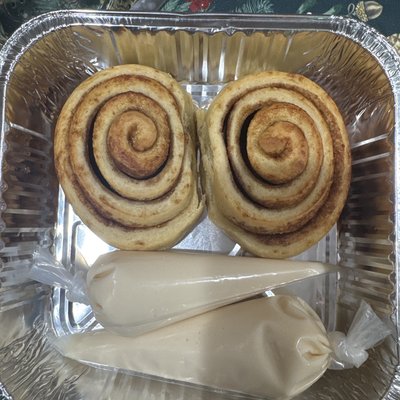 Organic Sourdough Cinnamon Rolls