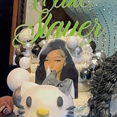 Glitter Bomb Blow Cake