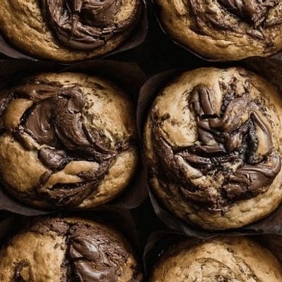 Sourdough Banana Nutella Muffins  (4pk)