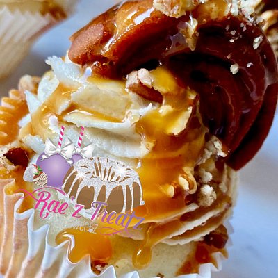 Pecan Spinwheel Cupcakes 