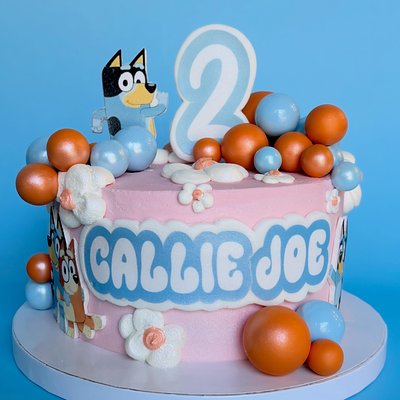 6” Standard 2 Layer Cake Feeds 6-8