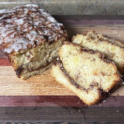Sourdough Apple Fritter Bread
