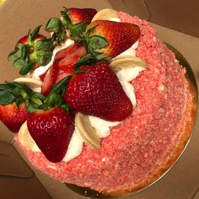 Scooter Crunch Cheesecake Cake