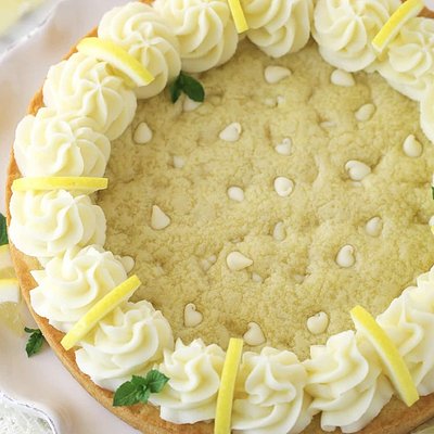 Lemon Cookie Cake 