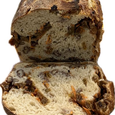 Carrot Cake Sourdough Bread Loaf