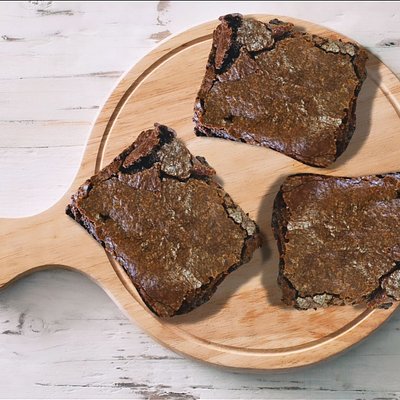 Plain Fudgy Brownies 