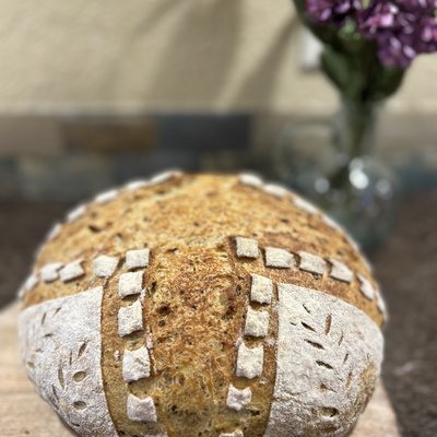 Pesto Parmesan Sourdough 