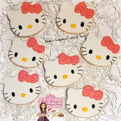 Hello Kitty Birthday Sugar Cookies 