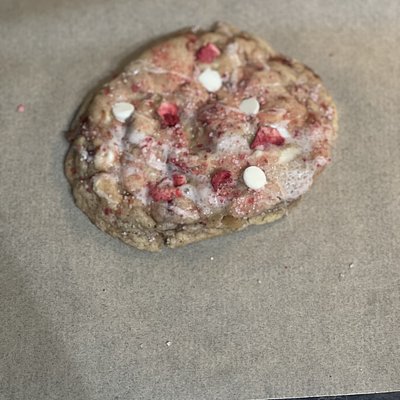 Sourdough Strawberry Shortcake Cookies 