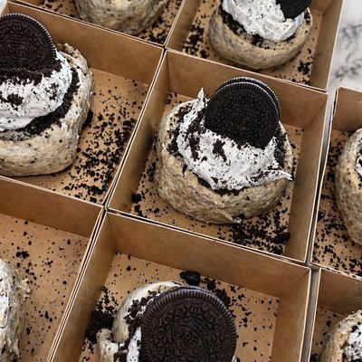 Cookies & Cream Cinnamon Rolls