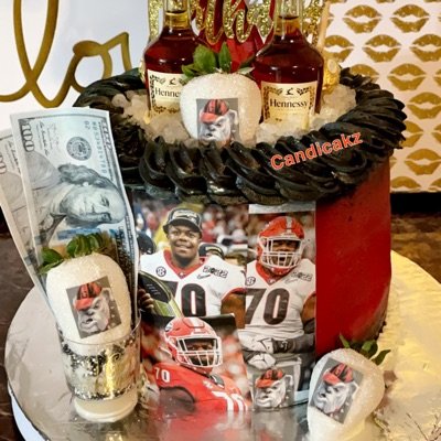 GA Bulldog/Henny Inspired Cake