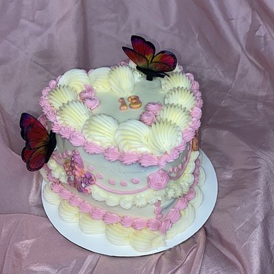 Vintage Heart Cake 💜