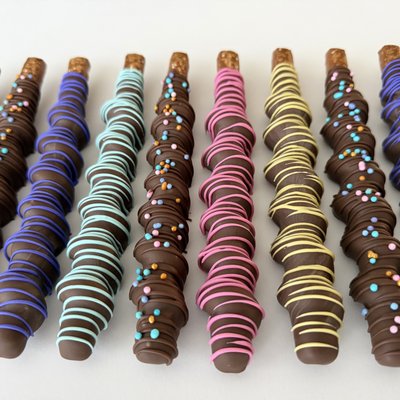 Caramel Wrapped Chocolate Covered Pretzels