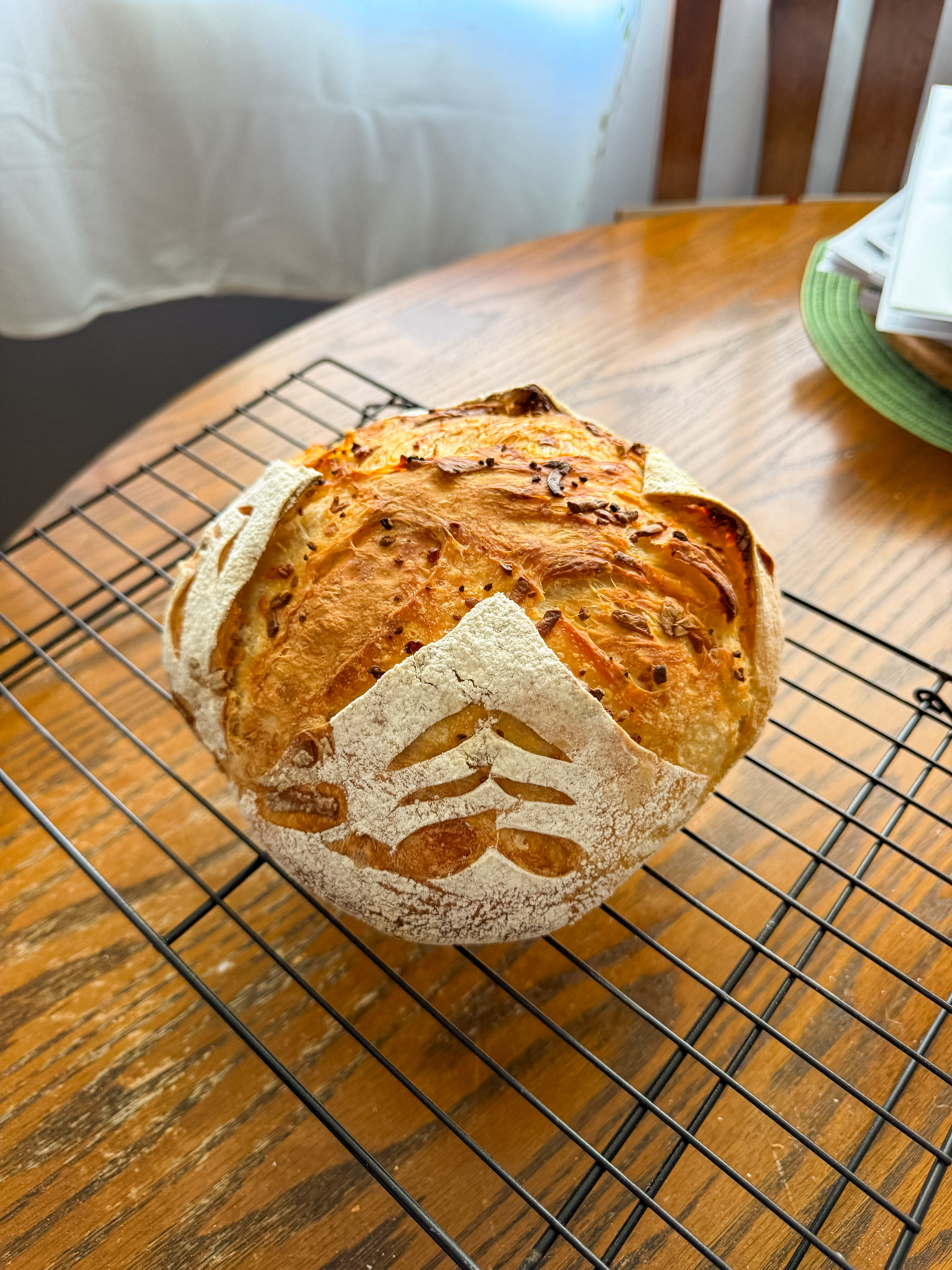 Garlic + White Cheddar Sourdough Loaf