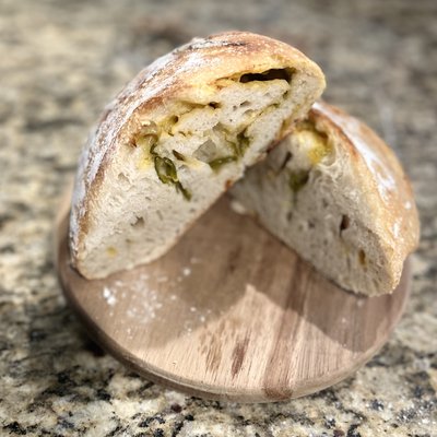 Jalapeño Cheddar Sourdough Loaf