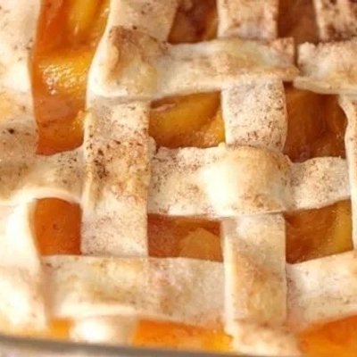Peach Cobbler pan