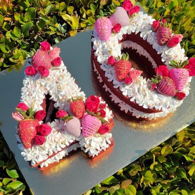 Number Cakes 1/4 Sheet 