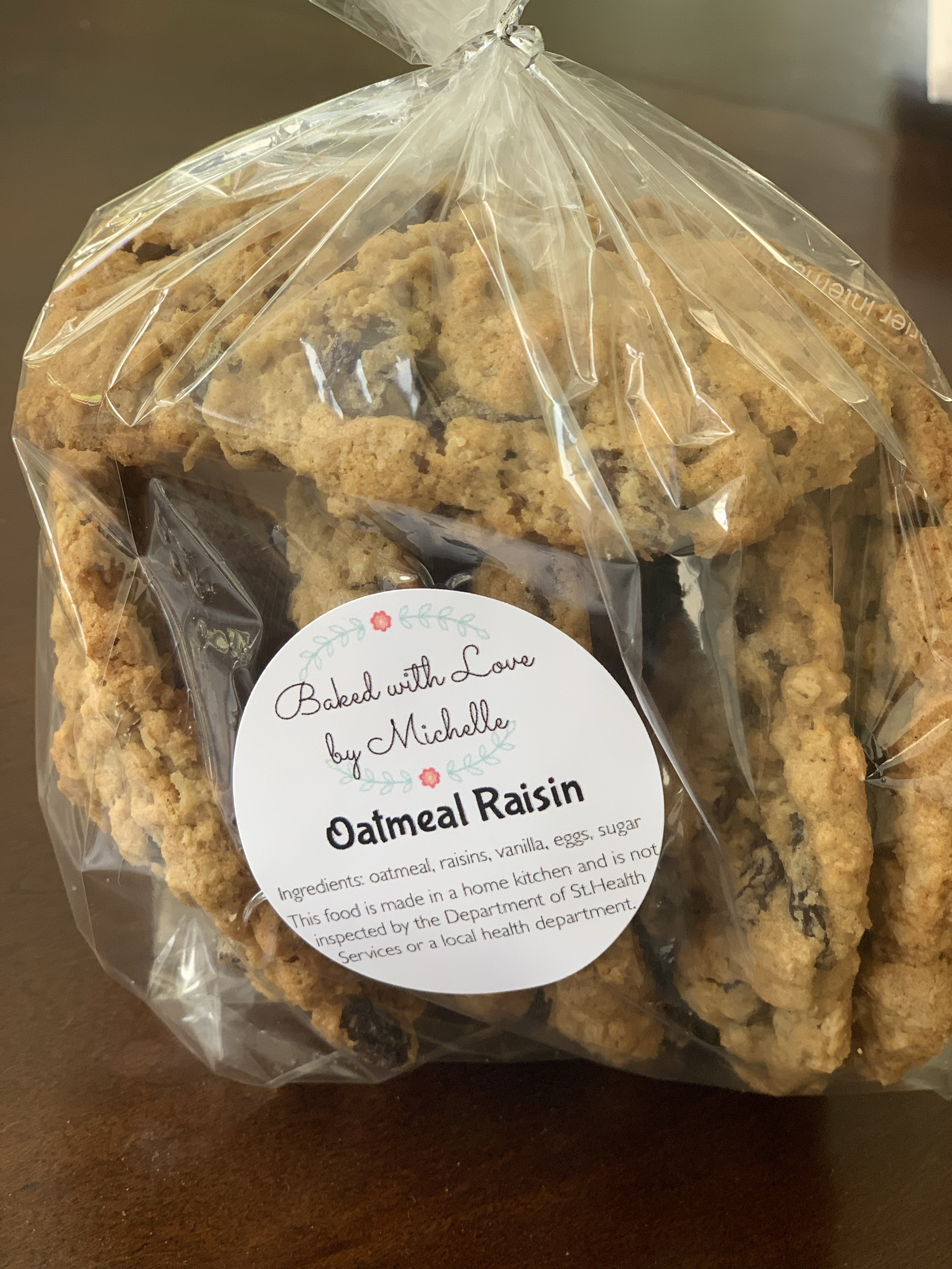 Oatmeal Raisin Cookies 