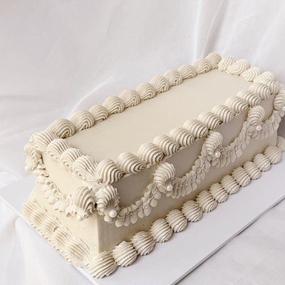 Long Rectangular Cake