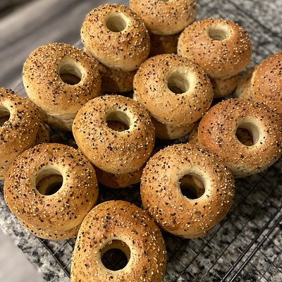 Sourdough Everything Bagel